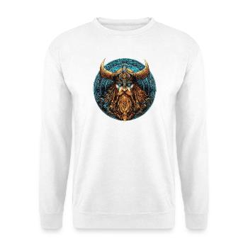 Viking Krieger Runenkreis - Unisex Pullover - Weiß - Vorne