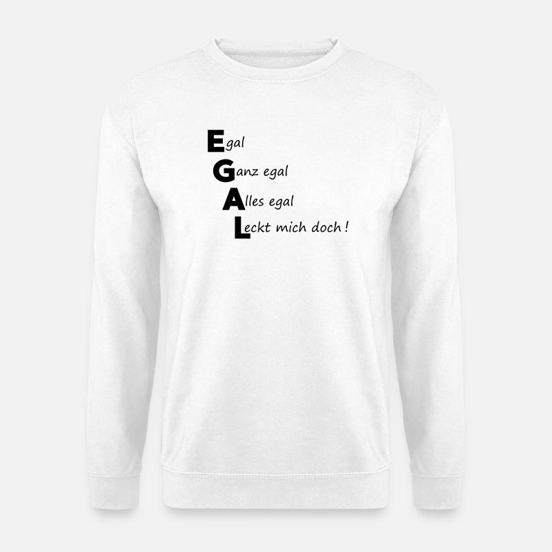EGAL - Unisex Pullover - Weiß