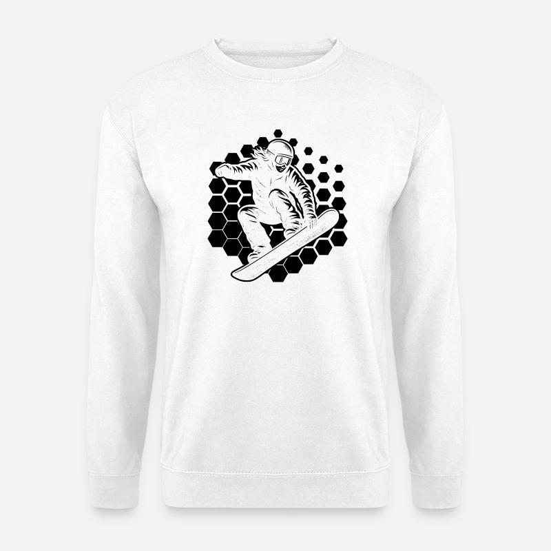 Snowboard Graphic for Snowboard - Unisex Sweatshirt - white