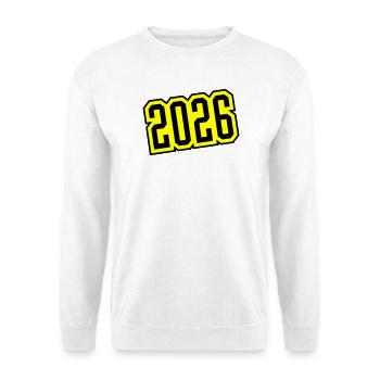 2026 - Unisex Pullover - Weiß - Vorne