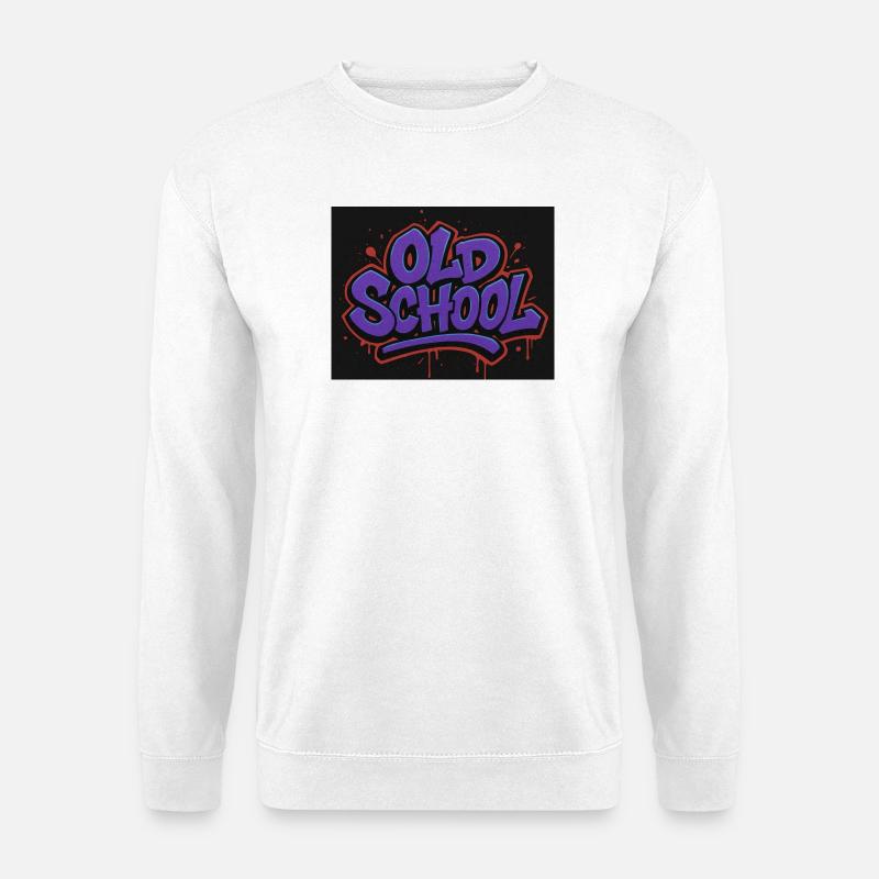 Old School Graffiti Schriftzug - Unisex Pullover - Weiß