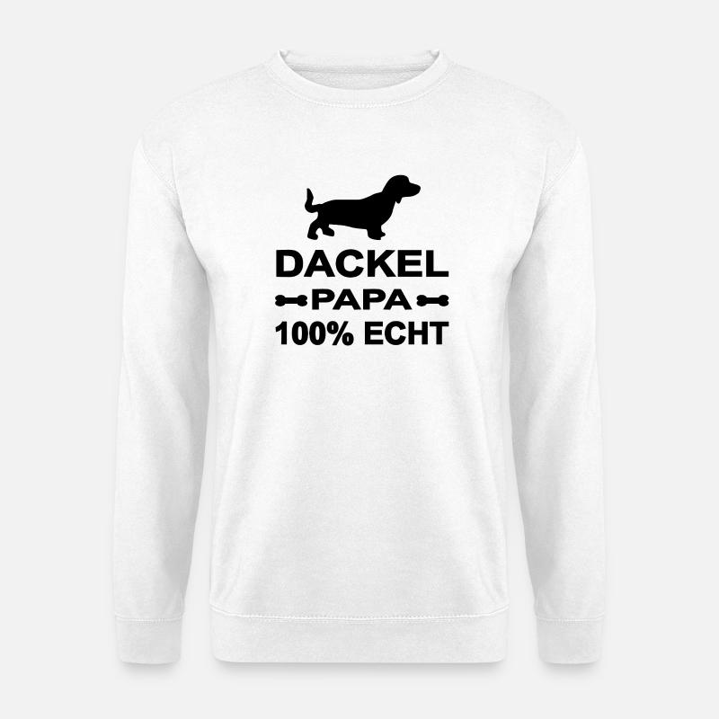 Dackel - Unisex Pullover - Weiß