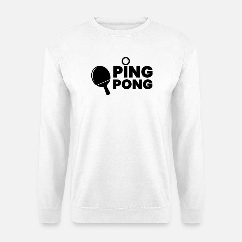 Tischtennis - Unisex Pullover - Weiß