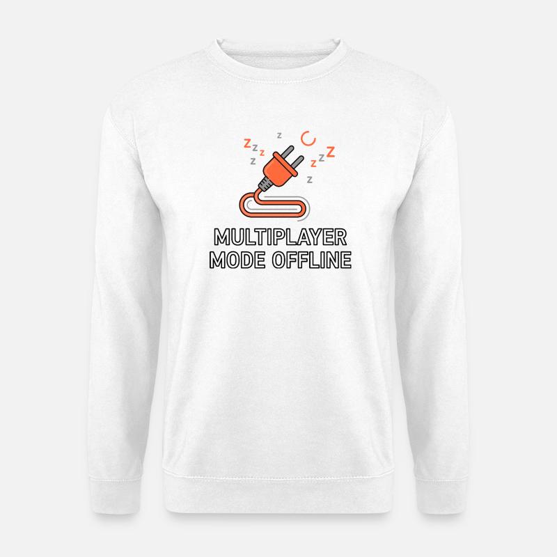 Multiplayer Mode Offline - Unisex Pullover - Weiß