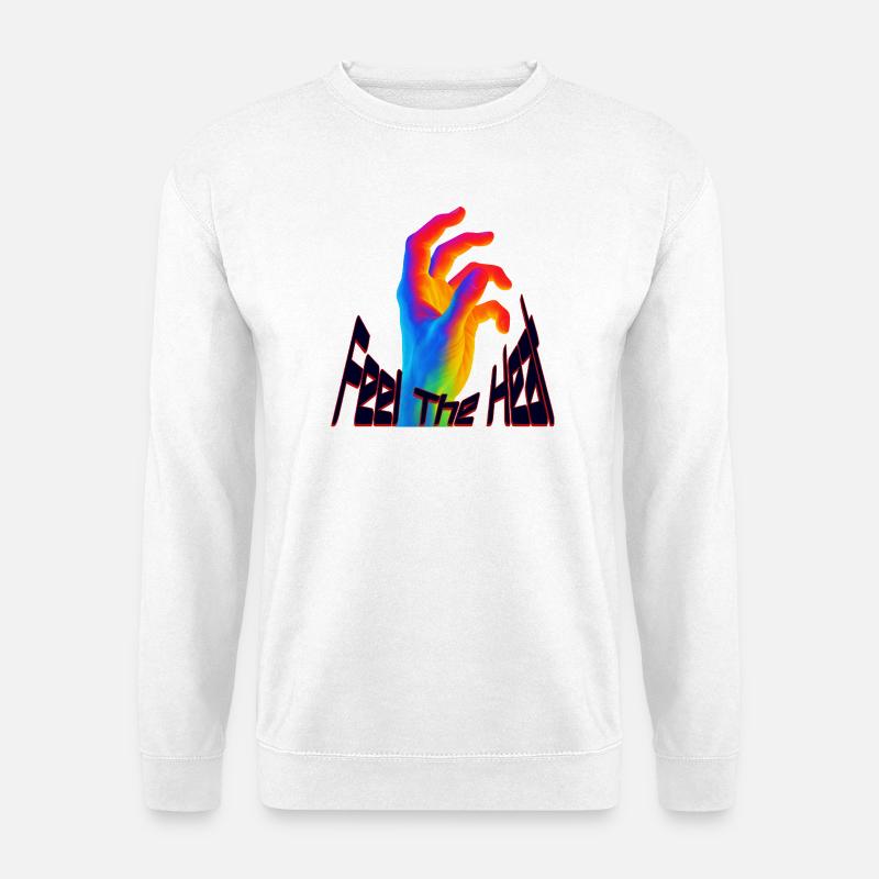 Feel the Heat - Unisex Pullover - Weiß