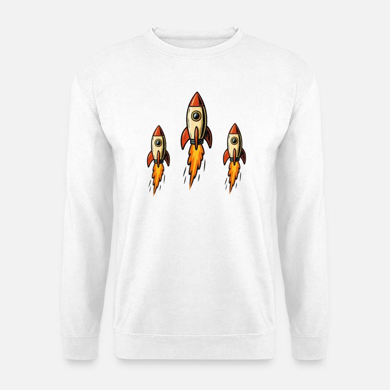 Drei Raketen  - Unisex Pullover - Weiß