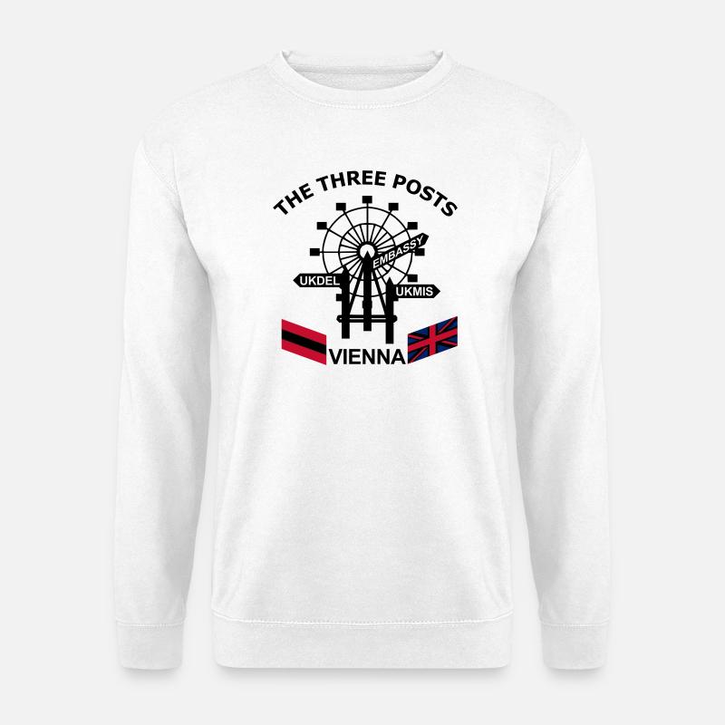 3_Posts - Unisex Sweatshirt - white