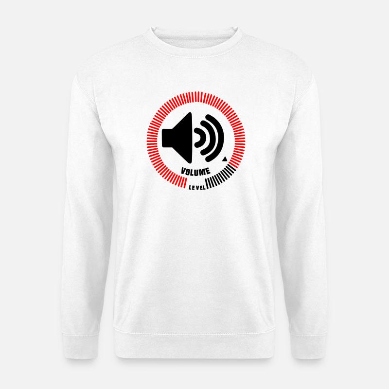 Volume Level - Unisex Sweatshirt - white