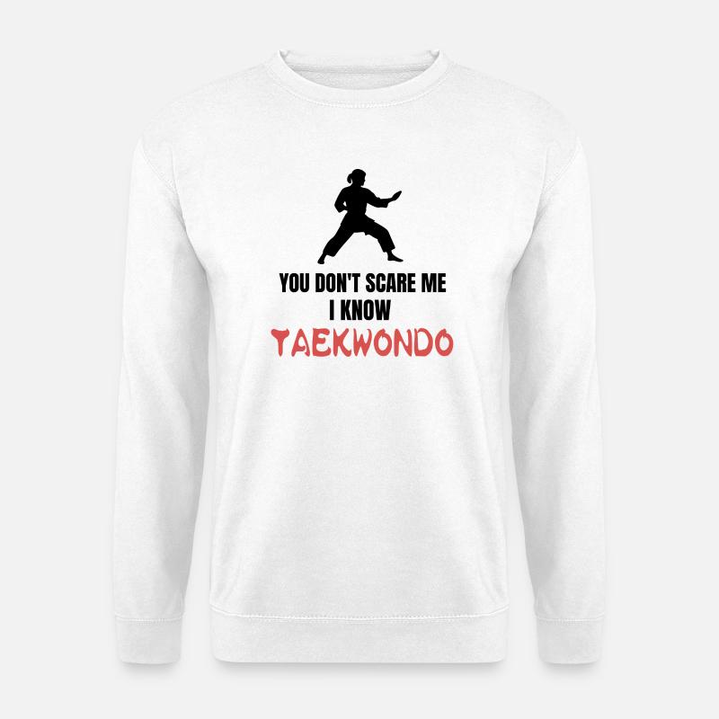 Taekwondo Kampfsportlehrer Trainer - Unisex Pullover - Weiß