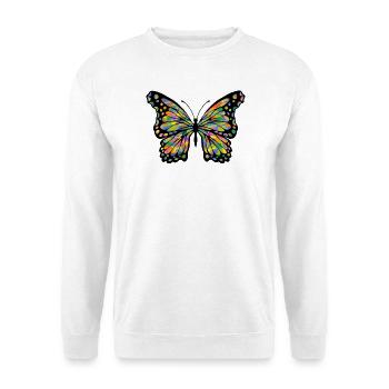 butterfly - Unisex Sweatshirt - white - Front