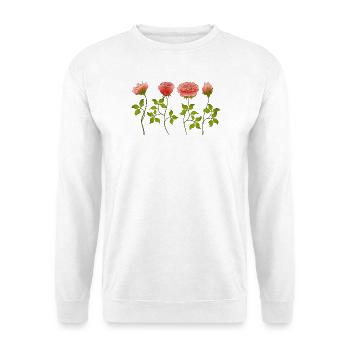 Flowers - Unisex Sweatshirt - white - Front