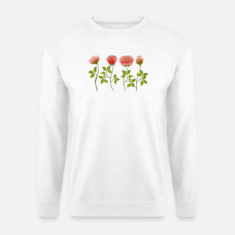Flowers - Unisex Sweatshirt - white