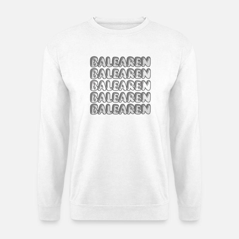Reise Balearen - Unisex Pullover - Weiß