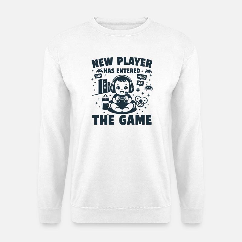 New Player has entered the Game - Unisex Pullover - Weiß