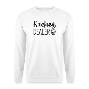Kuchen Cupcake Script Logo - Unisex Sweatshirt - white - Front