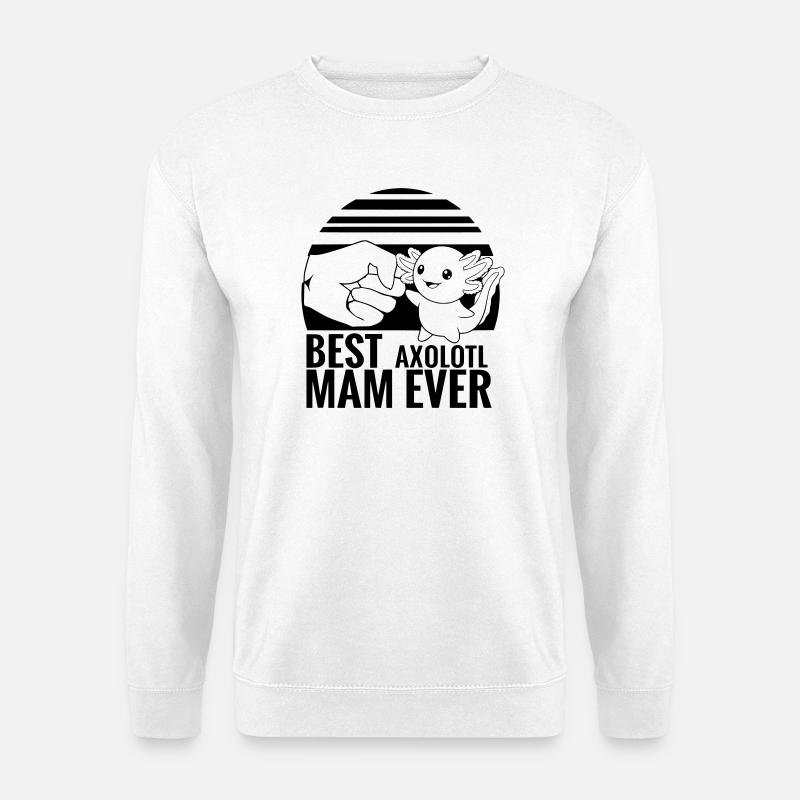 axolotl_mama - Unisex Sweatshirt - white