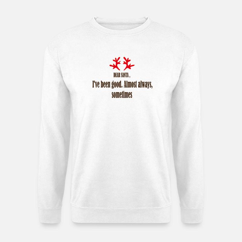 Lieber Weihnachtsmann Klaus - Unisex Pullover - Weiß