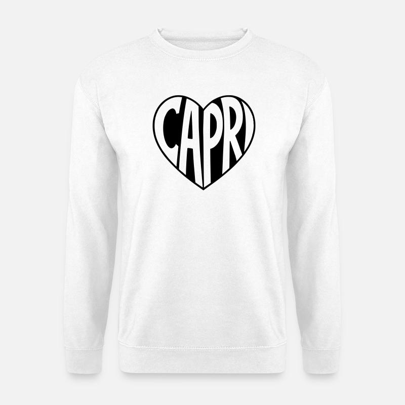 Capri Herz - Unisex Pullover - Weiß