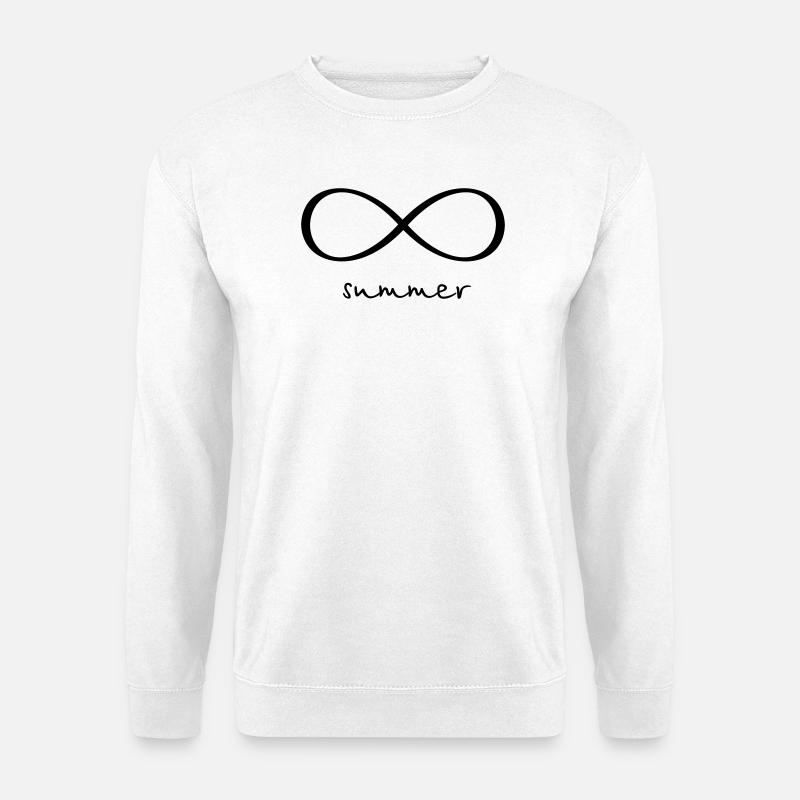 unendlichkeitszeichen summer - Unisex Pullover - Weiß