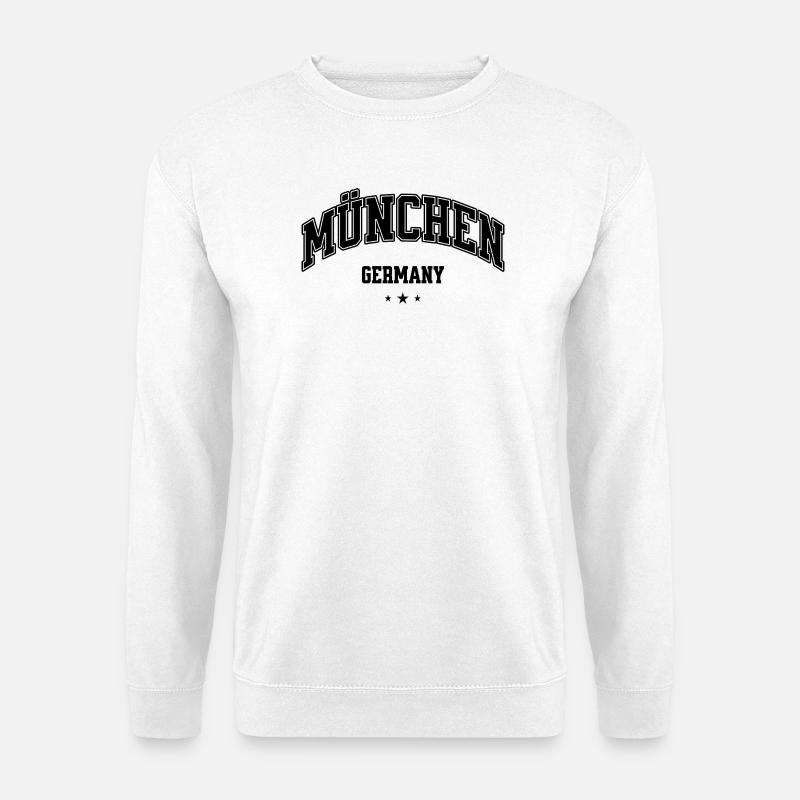 München Germany College Schriftzug - Unisex Pullover - Weiß