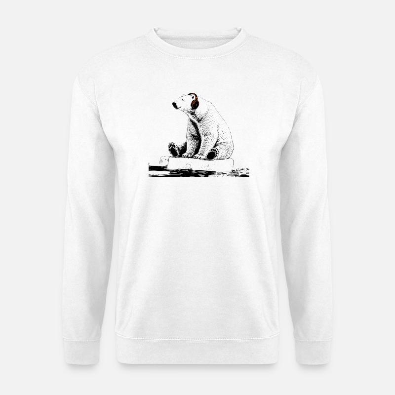 Arctic Beats - Unisex Pullover - Weiß