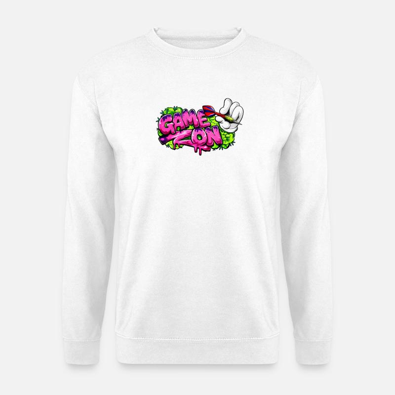 Dart,Darts,Game on Graffiti - Unisex Sweatshirt - white
