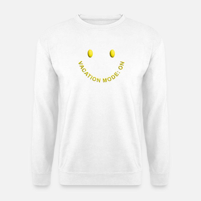 Vacation Mode On Gute Laune Statement - Unisex Pullover - Weiß
