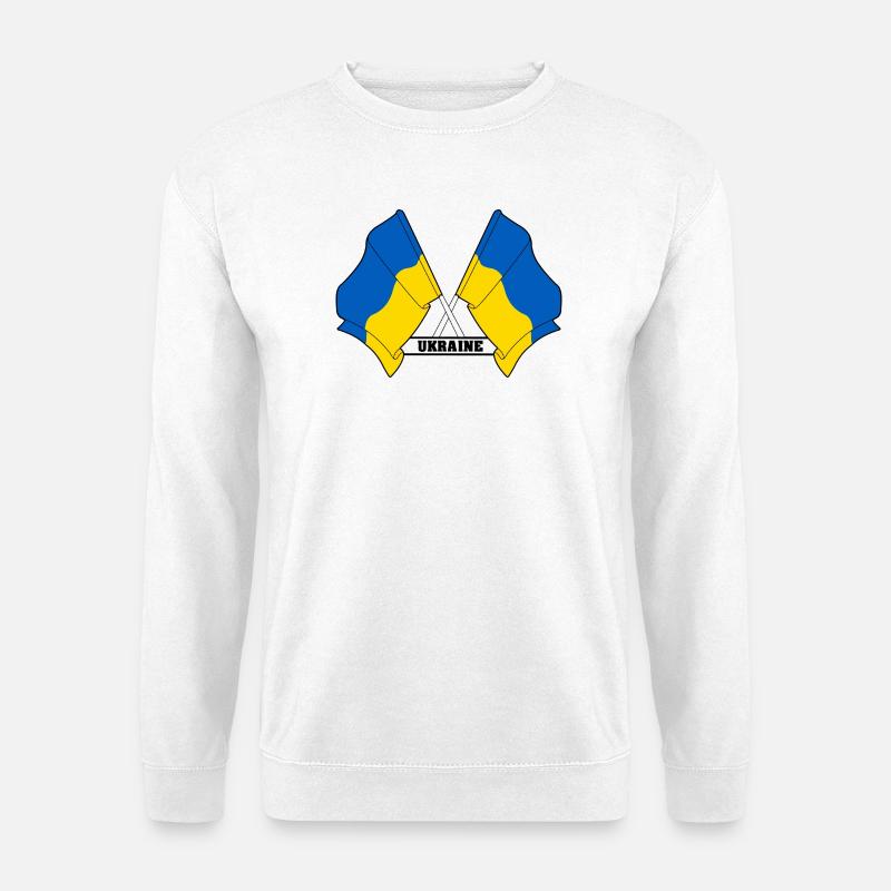 Ukraina - Unisextröja - vit