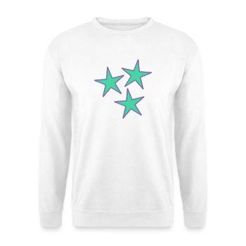 STAR. VALENTINSTAG. HERZ. ICH LIEBE DICH. ICH LIEBE - Unisex Pullover - Weiß - Vorne