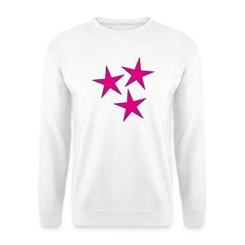STAR. VALENTINSTAG. HERZ. ICH LIEBE DICH. ICH LIEBE - Unisex Pullover - Weiß - Vorne