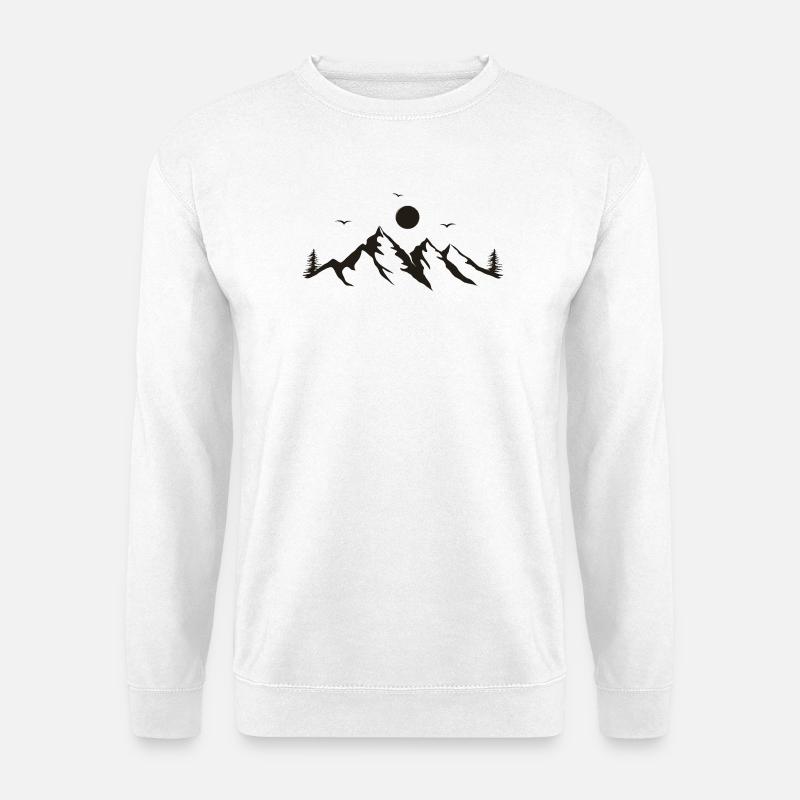 Mountains - Unisex Sweatshirt - white