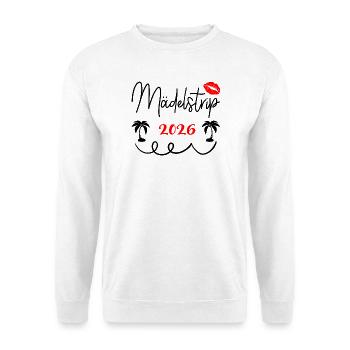 Mädelstrip 2026 Girls Trip Mädelstour Mädlstrip - Unisex Pullover - Weiß - Vorne