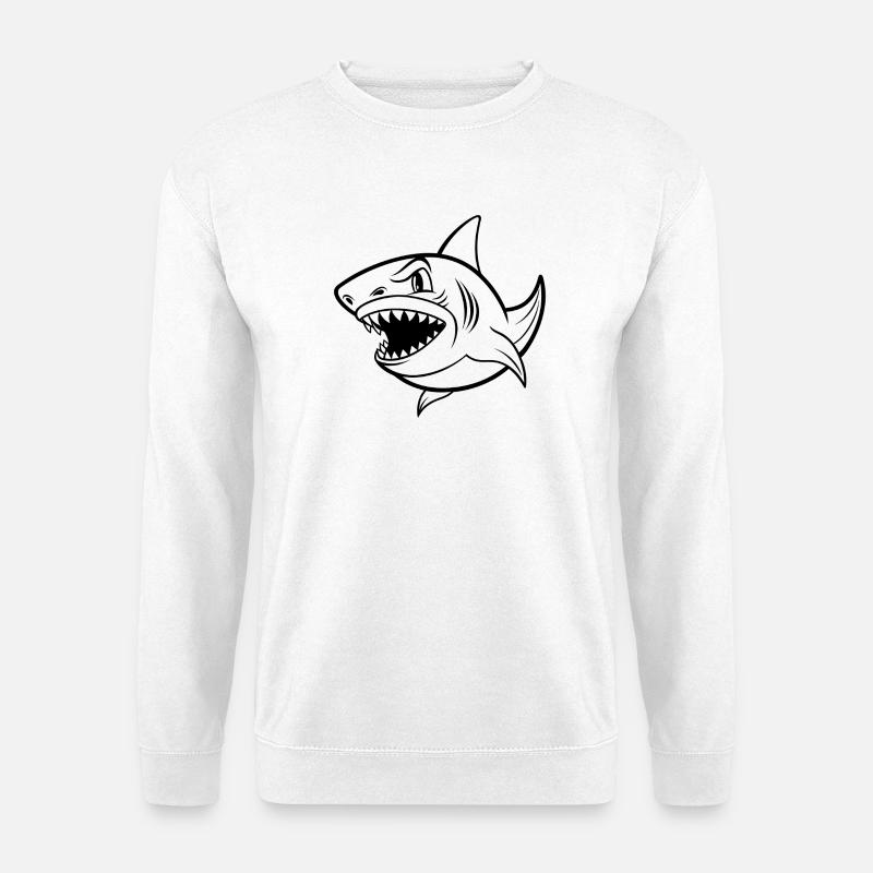 Hai - Unisex Pullover - Weiß