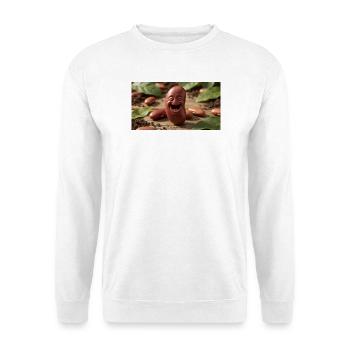 Haricot Rieur Poulet - Sweat-shirt Unisexe - blanc - Devant