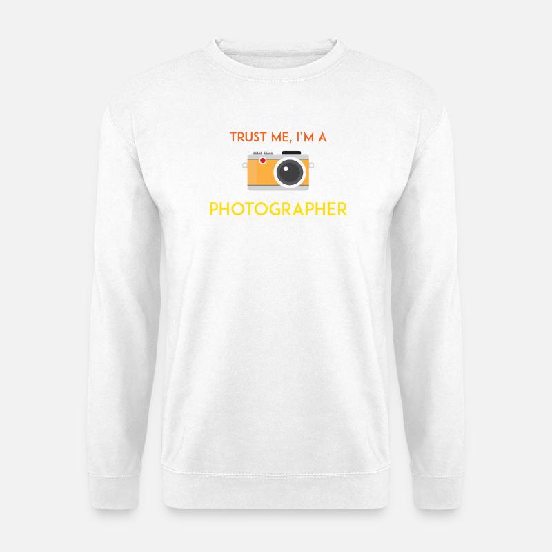 Vertrau mir, ich bin Fotograf - Unisex Pullover - Weiß