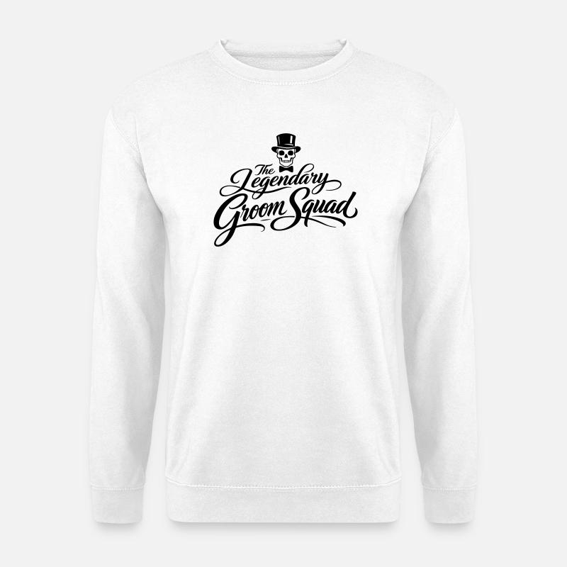 Groom Squad Bräutigam Jga - Unisex Pullover - Weiß