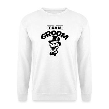Équipe du Marié : Enterrement de vie de garçon Jga Skeleton - Sweat-shirt Unisexe - blanc - Devant