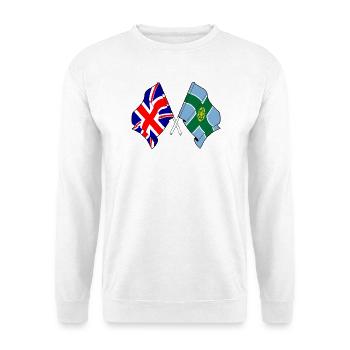 Derbyshire & Great Britain - Unisex Sweatshirt - white - Front