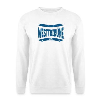Kiel Stadium West Stand Hoodie, Hat, Mug - Unisex Sweatshirt - white - Front
