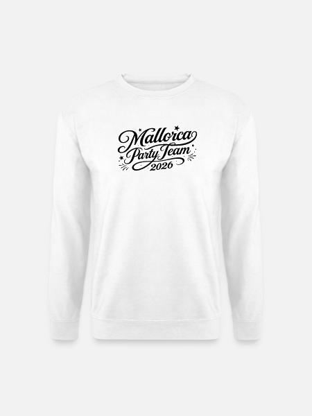 Mallorca Party Team 2026 - Unisex Sweatshirt - white