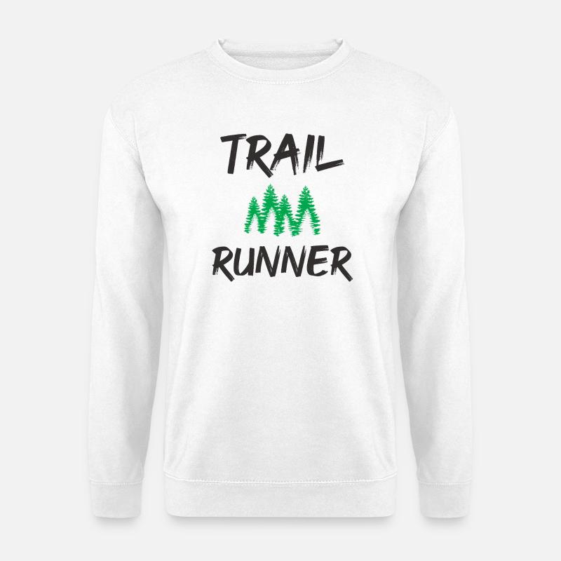 Trailrunner - Unisex Pullover - Weiß