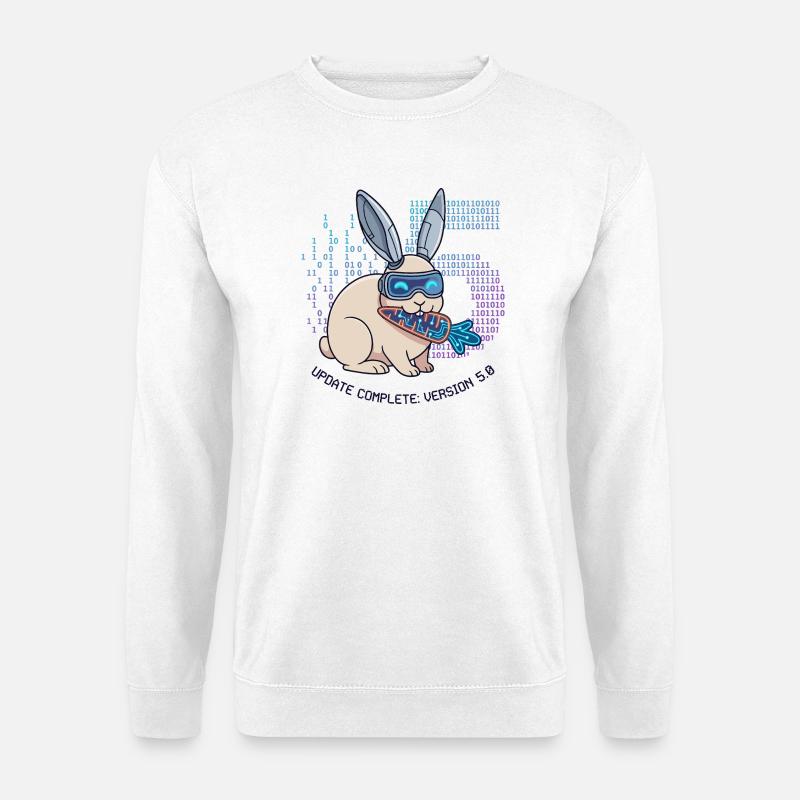 Update Complete 5.0 Cyber Hase - Unisex Pullover - Weiß