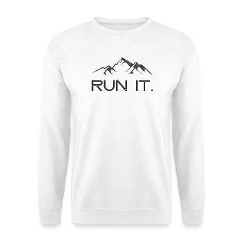 Ultra Running - Run It! - Unisex Sweatshirt - white - Front