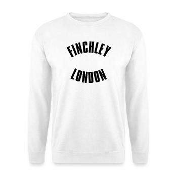Finchley London Arc Emblem - Unisex Pullover - Weiß - Vorne