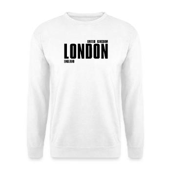 London United Kingdom - Unisex Sweatshirt - white - Front