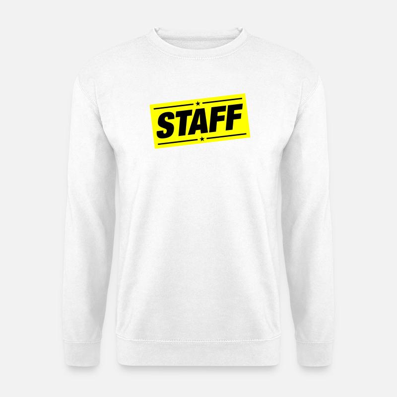 Staff Mitglied - Unisex Pullover - Weiß
