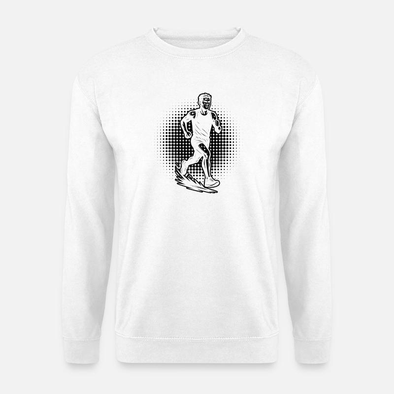 Running Fokus pur - Unisex Pullover - Weiß