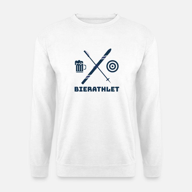 BIERATHLET  - Unisex Pullover - Weiß