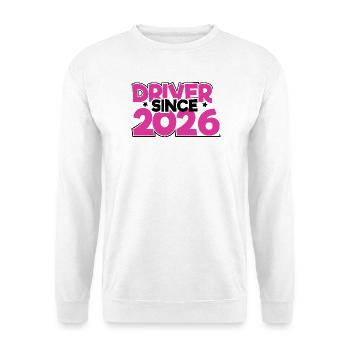 Driving License 2026 Driving Test Driving License Test - Unisex Sweatshirt - white - Front