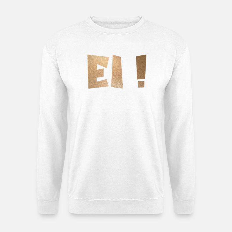 Eggshell Egg - Unisex Sweatshirt - white